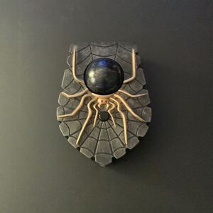 Halloween Talking Spider Doorbell with Light Up Moving Eye
